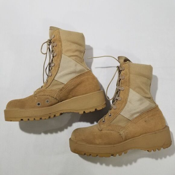 Altama Boots Men's Wrath 8' Tan Size 6R Boots Military Combat Hot Weather Vibram - Picture 7 of 7